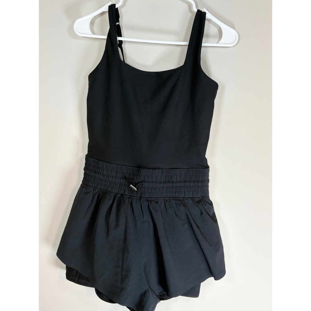 Abercrombie & Fitch YPB Active Dress Black Square Neck Adjustable Straps Small